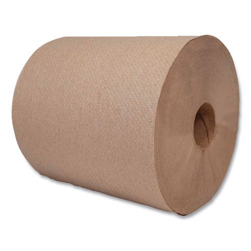 Image of Boardwalk® 6700R Hard Wound Towel, 1 Ply, 8" x 700 ft, Kraft, 6/Carton