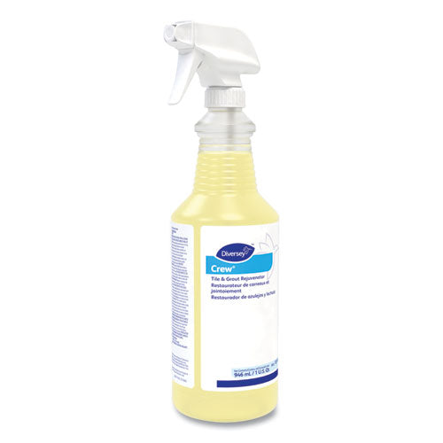 Image of Diversey 101104392 Crew Tile and Grout Rejuvenator, 32 oz. Spray Bottle, 12/Carton