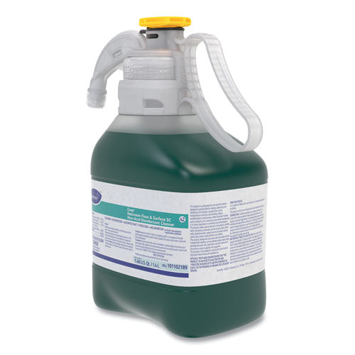 Image of Diversey 101105993 Crew Restroom Floor and Surface SC Non-Acid Disinfectant Cleaner, Fresh Scent, 1.4 L SmartDose, 2/Carton