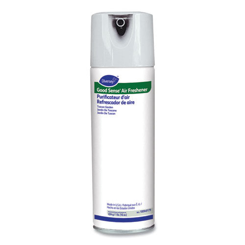 Image of Diversey 100949179 Good Sense Air Freshener, Tuscan Garden, 16 Oz Aerosol Spray, 6/carton