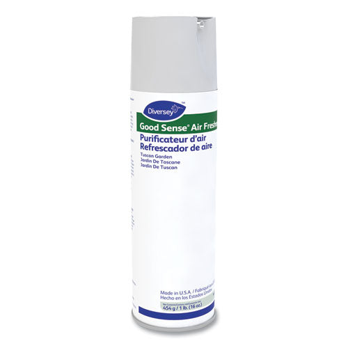Image of Diversey 100949179 Good Sense Air Freshener, Tuscan Garden, 16 Oz Aerosol Spray, 6/carton