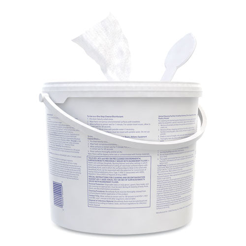 Image of Diversey 100850924 Oxivir 1 Wipes, 1-Ply, 11 x 12, 160/Canister, 4 Canisters/Carton