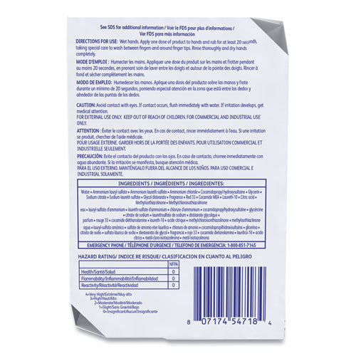 Image of Diversey 05487. Soft Care Lotionized Hand Soap, Floral Scent, 1,000 mL, 12/Carton