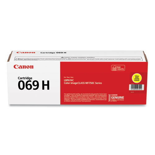 Image of Canon® 5095C001 5095C001 (069H) High-Yield Toner, 5,500 Page-Yield, Yellow