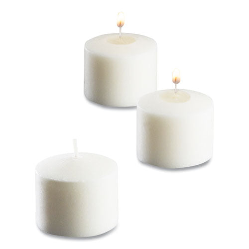 Image of Sterno® 40104 Food Warmer Votive Candles, 10 Hour Burn, 1.46"d X 1.33'h, White, 288/carton
