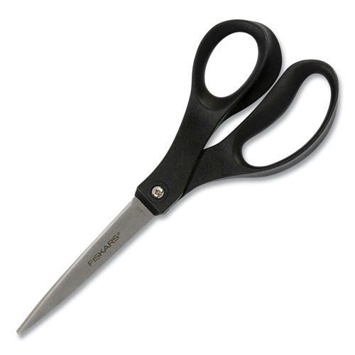 Image of Fiskars® 1067259 Scissors, 8" Long, Straight Black Handle