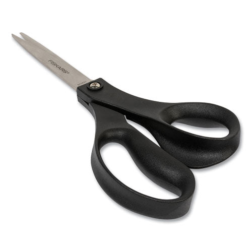 Image of Fiskars® 1067259 Scissors, 8" Long, Straight Black Handle