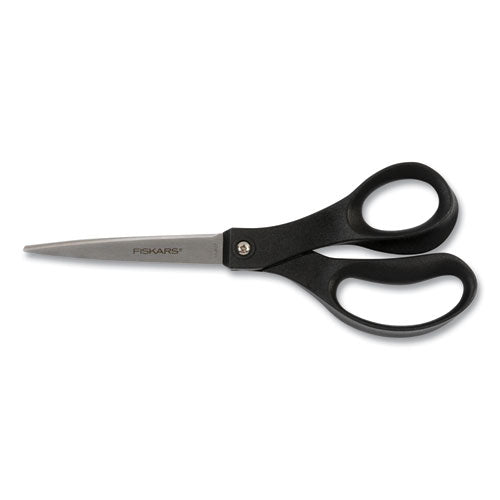 Image of Fiskars® 1067259 Scissors, 8" Long, Straight Black Handle