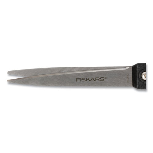 Image of Fiskars® 1067259 Scissors, 8" Long, Straight Black Handle