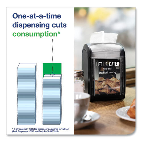 Image of Tork® 800723 Xpressnap Fit Starter Pack, 4 x 6 x 7, Black