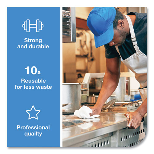 Image of Tork® 192815 2 in 1 Wiper, 1-Ply, 13" x 21", White, 120/Carton