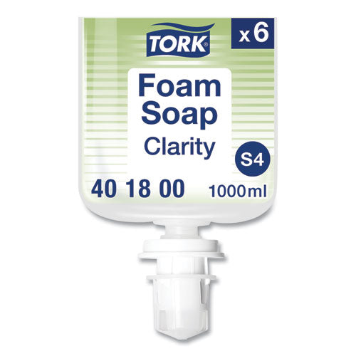 Image of Tork® 401800 Clarity Hand Soap Refill, Unscented, 1 L, 6/Carton