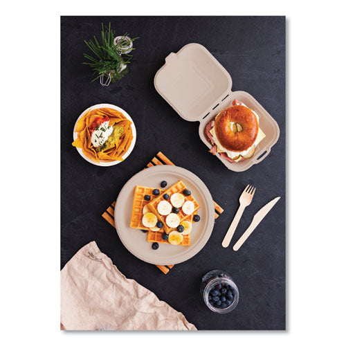 Image of Vegware VW-BL12NFA Nourish Molded Fiber Tableware, Compostable, Bowl, Sugarcane, 12 oz, White, 1,000/Carton