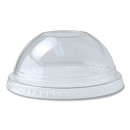 Image of Fabri-Kal® 9508059 Kal-Clear/Nexclear Drink Cup Lids, Dome Lid with 1" Hole, Fits 12 oz to 20 oz Cold Cups, Plastic, Clear, 1,000/Carton