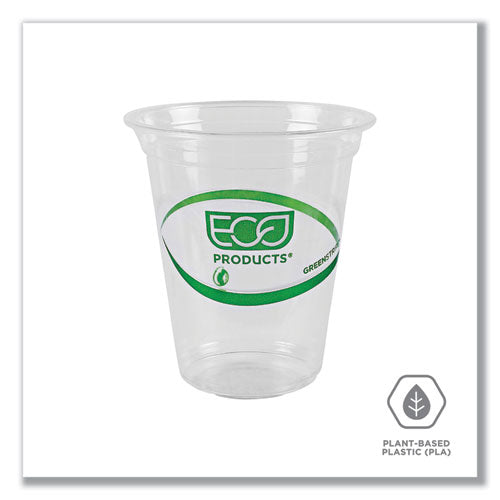 Image of Eco-Products® EP-CC16-GS GreenStripe Renewable and Compostable Cold Cups, 16 oz, Plastic, Clear, 50/Pack, 20 Packs/Carton