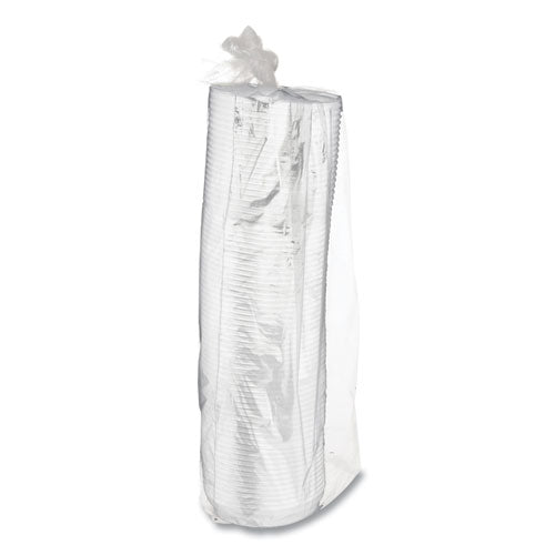 Image of Eco-Products® EP-HL8-WR EcoLid 25% Recycled Content Hot Cup Lid, Fits 8 oz Hot Cups, Plastic, White, 100/Pack, 10 Packs/Carton
