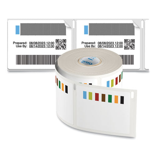 Image of DYMO® 2187329 Days of the Week Barcode Labels for LabelWriter Label Printers, 2.75 x 2.12, Black/White, 400 Labels/Roll