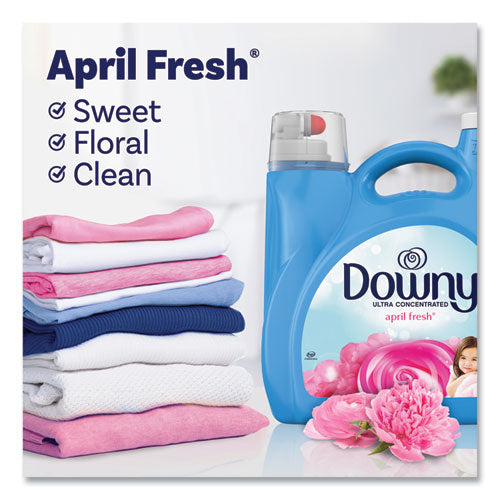 Image of Downy® 10051 Liquid Fabric Softener, April Fresh, 140 oz Bottle, 4/Carton
