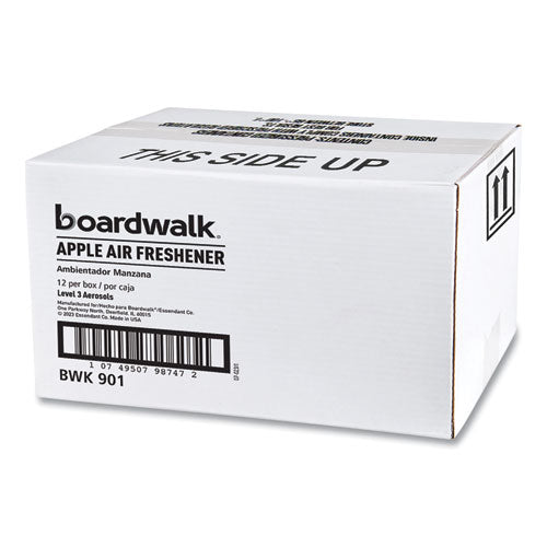 Image of Boardwalk® 1048763 Metered Air Freshener Refill, Apple Harvest Scent, 7 oz Aerosol Spray, 12/Carton
