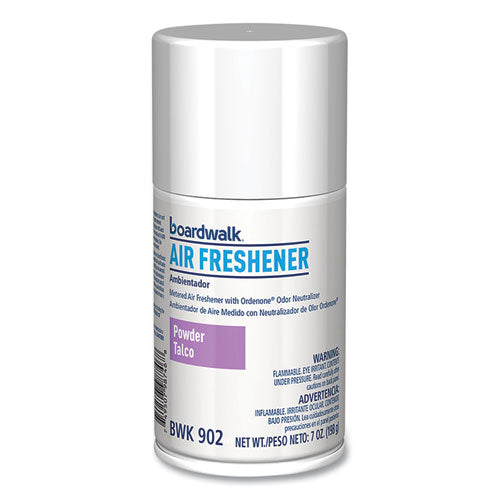 Image of Boardwalk® 1048762 Metered Air Freshener Refill, Powder Mist Scent, 7 oz Aerosol Spray, 12/Carton