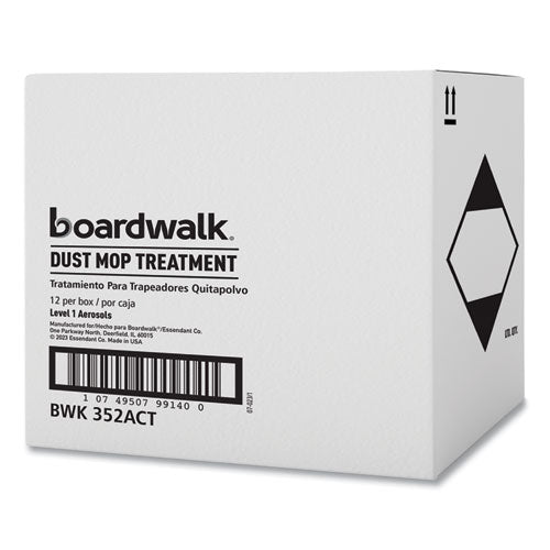 Image of BoardwalkÂ® Dust Mop Treatment, Pine Scent, 17 oz Aerosol Spray, 12/Carton