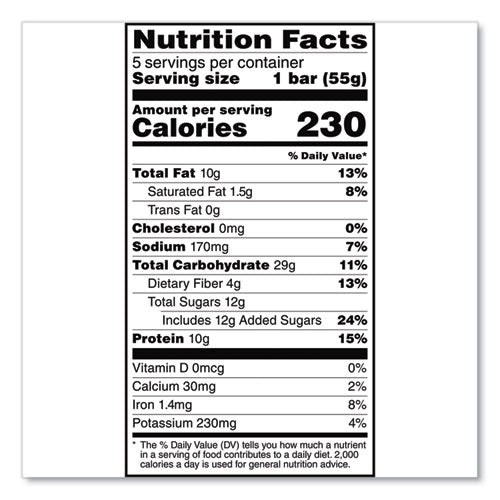Image of A.M. RXBAR® 008101288990 Adult Bars, Honey Cinnamon Peanut Butter, 1.9 oz Bar, 5 Bars/Packs, 2 Packs/Carton