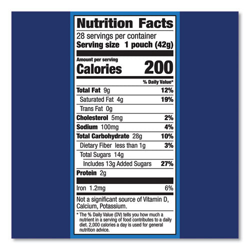 Image of Pillsbury 0001800011685 Soft Baked Mini Chocolate Chip Cookies, 1.5 oz Pouch, 28/Pack