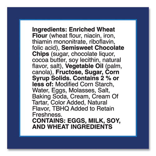 Image of Pillsbury 0001800011685 Soft Baked Mini Chocolate Chip Cookies, 1.5 oz Pouch, 28/Pack