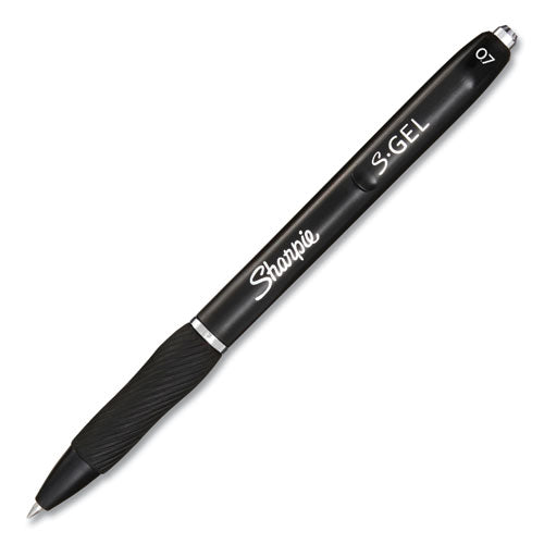 Image of Sharpie® 1884739 Fine Tip Permanent Marker Value Pack with (1) Bonus S-Gel 0.7 mm Black Ink Pen, Fine Bullet Tip Markers, Black Ink, 36/Pack