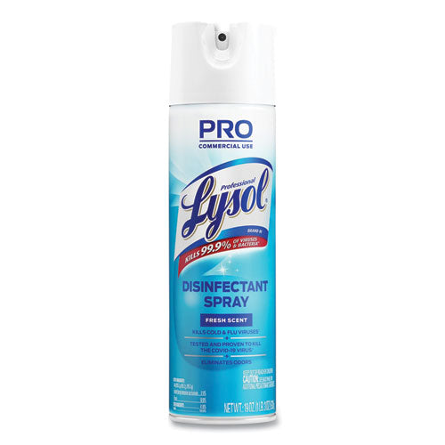 Image of Professional LYSOL® Brand 36241-04675 Disinfectant Spray, Fresh Scent, 19 Oz Aerosol Spray, 12/carton