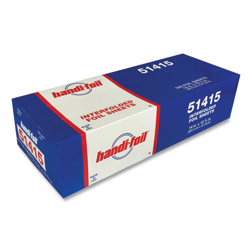 Image of HFA® 51415 Interfolded Foil Sheets, 10.75 x 14, 500/Box, 6 Boxes/Carton