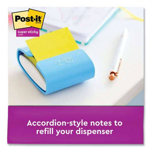 Image of Post-it® Notes Super Sticky 622-8SSJOY Pads in Summer Joy Collection Colors, 1.88" x 1.88", 90 Sheets/Pad, 8 Pads/Pack