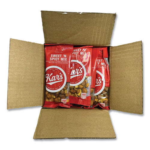 Image of Kar's OFXSN08384 Trail Mix, Sweet 'N Spicy Mix, 1.75 oz Packet, 24/Box