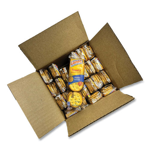 Image of Lance® OFXSN40654 Toasty Crackers, Peanut Butter, 1.25 oz Packet, 24/Box