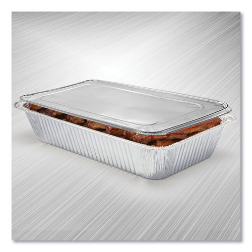 Image of HFA® 2050-45-50FC Steam Table Pan Lids, Full Curl Edge, Fits Full-Size Pan, 0.62" Deep, 12.87 x 20.81, 50/Carton