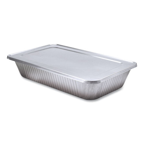 Image of HFA® 2050-45-50FC Steam Table Pan Lids, Full Curl Edge, Fits Full-Size Pan, 0.62" Deep, 12.87 x 20.81, 50/Carton