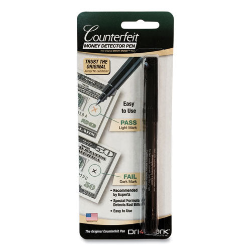Image of Dri-Mark® 351B1 Smart Money Pen for USD, Black
