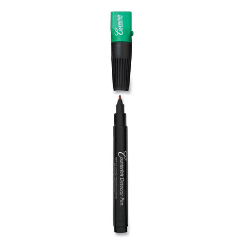 Image of Dri-Mark® 351UV6 Counterfeit Money Detection System for USD and Most International Currencies, 2 Detection Methods, 0.8 x 0.8 x 6, Black/Green