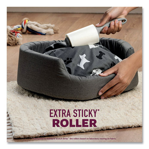 Image of Scotch-Brite 7100290817 Pet Hair Pickup Lint Roller, 70 Sheets/Roll