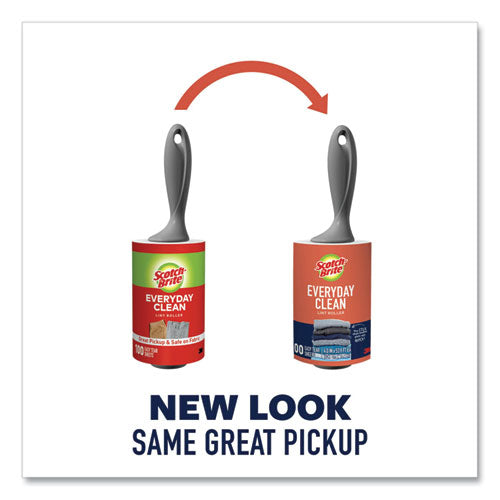 Image of Scotch-Brite 7100278673 Everyday Clean Lint Roller, 70 Sheets/Roll, 2/Pack