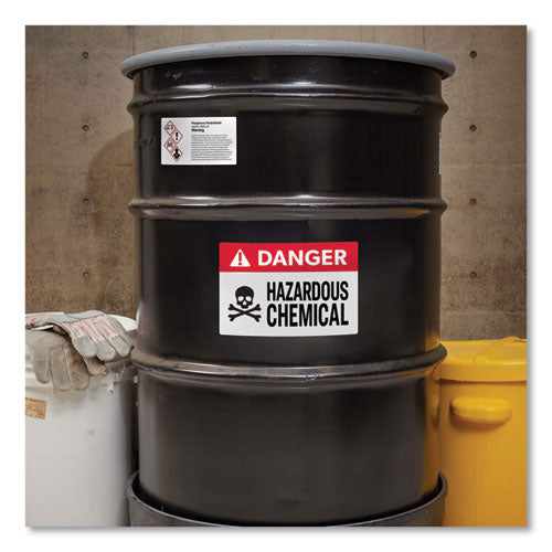 Image of Avery® 61505 Surface Safe ID Labels, 4 x 6, White, 2/Sheet, 50 Sheets/Box