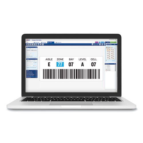 Image of Avery® 61504 Surface Safe ID Labels, 3 x 5, White, 4/Sheet, 50 Sheets/Box