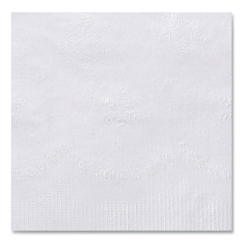 Image of Boardwalk® BWK8321 1/8-Fold Dinner Napkins, 2-Ply, 15 X 17, White, 150/Pack, 20 Packs/Carton