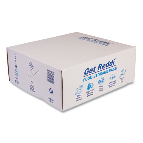 Image of Inteplast Group PB10 Silverware Bags, 3.5" x 1.5" x 10", Clear, 2,000/Carton