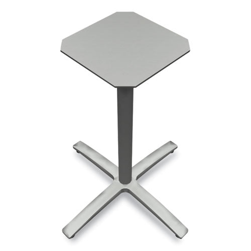 Image of HON® HBTTX30S.PR8 Between Seated-Height X-Base for 30" to 36" Table Tops, 26.18w x 29.57h, Silver