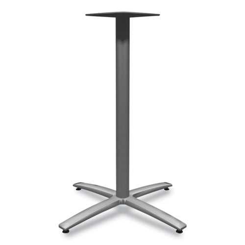 Image of HON® HBTTX42L.PR8 Between Standing-Height X-Base for 42" Table Tops, 32.68w x 41.12h, Silver
