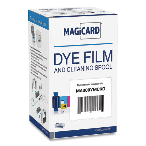 Image of Magicard® MA300YMCKO MA300YMCKO Printer Ribbon, Black/Cyan/Magenta/Yellow