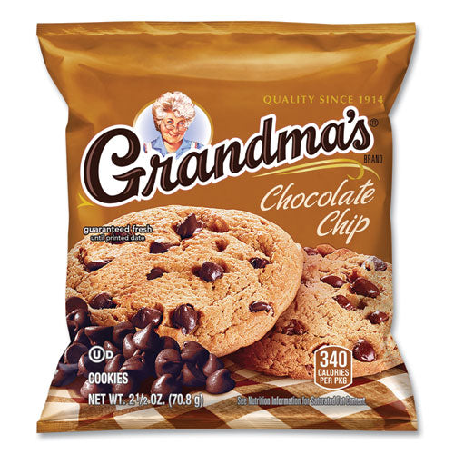 Image of Grandma's® FRI73977 Cookies Variety Tray, Assorted Flavors, (6) 3.25 oz, (26) 2.5 oz, 32 Bags/Carton