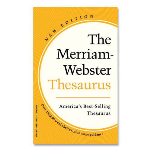 Image of Merriam Webster® MER098-3 Merriam-Webster Thesaurus, Paperback, 832 Pages