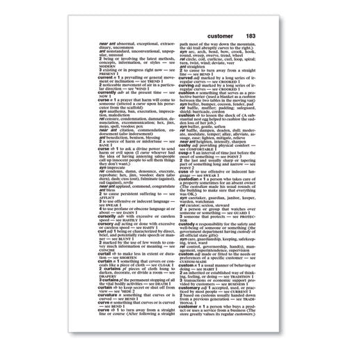 Image of Merriam Webster® MER098-3 Merriam-Webster Thesaurus, Paperback, 832 Pages